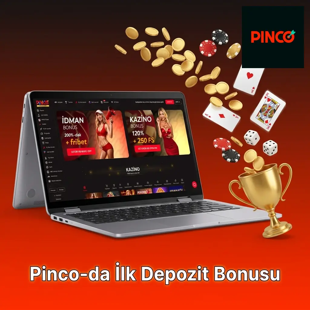 Pinco ilk depozit bonusu: 10 000 AZN + 250 pulsuz fırlanma, minimum 20 AZN depozit tələb olunur