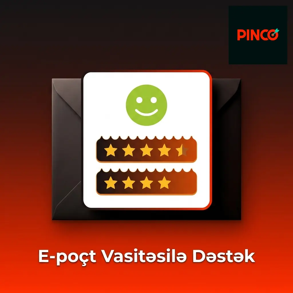 Pinco e-poçt dəstəyi: sənəd göndərmə, hesab doğrulama və mübahisəli əməliyyatlar üçün support@pinco.com