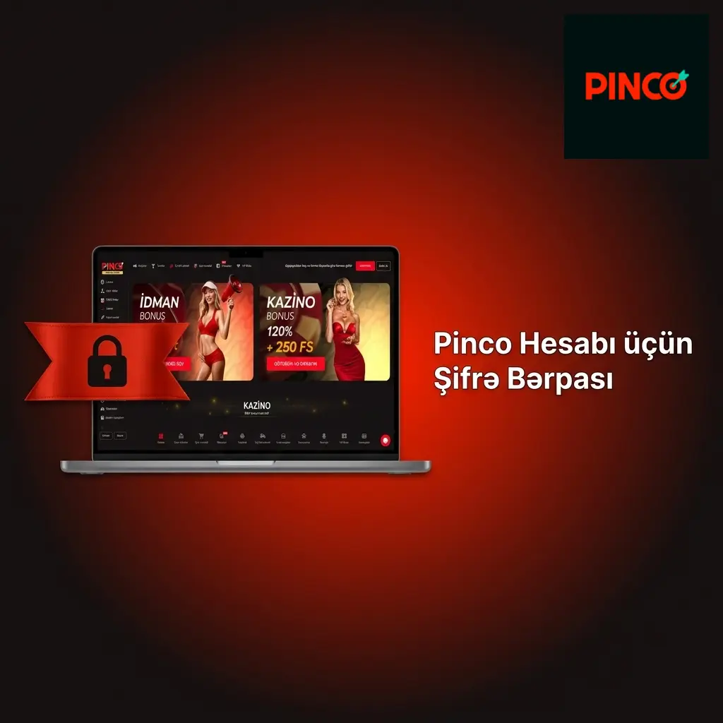 Pinco hesabı üçün şifrə bərpası prosesi - e-poçt və SMS vasitəsilə yeni şifrə yaratma