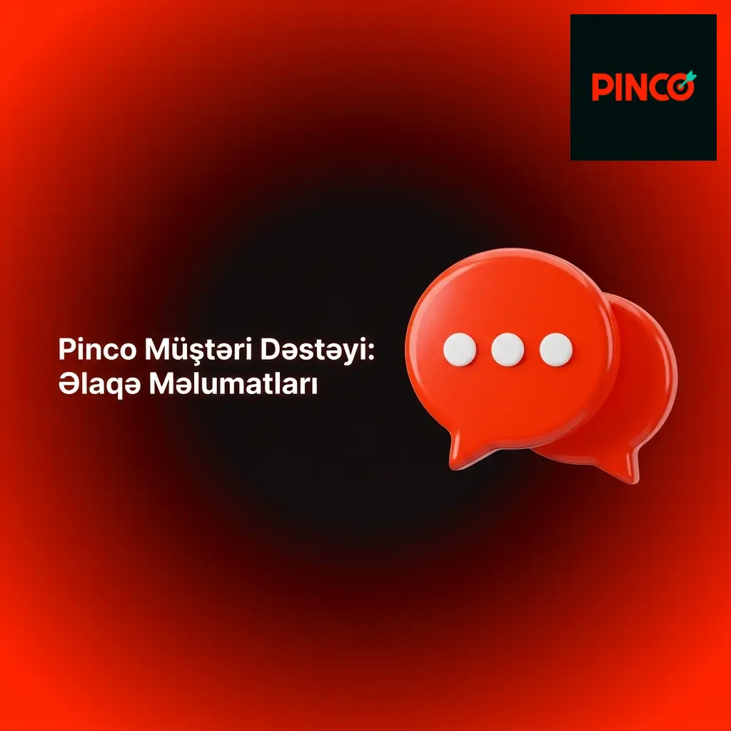 Pinco müştəri dəstəyi: canlı söhbət, e-poçt və FAQ vasitəsilə 24/7 yardım