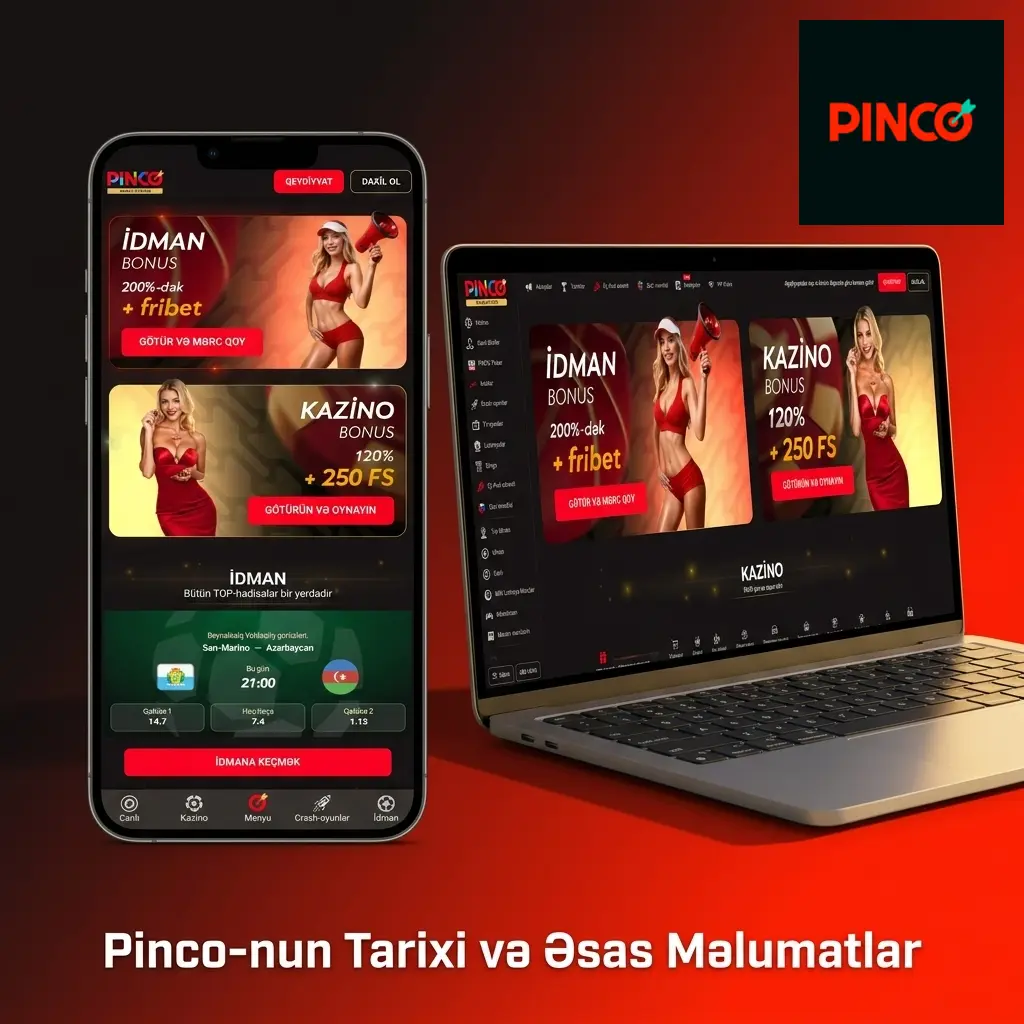 Pinco kazino platforması – 2020-ci ildə yaradılmış Altacore N.V. tərəfindən idarə olunan onlayn bahis saytı