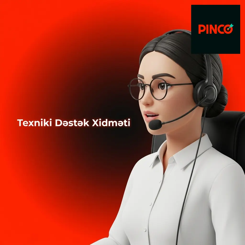 Pinco texniki dəstək xidməti: hesab girişi, ödəniş və oyun problemlərinin həlli