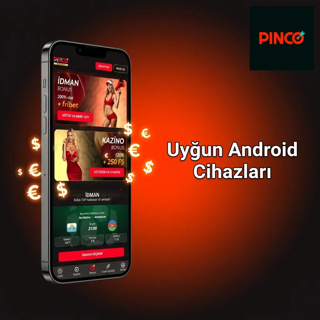 Pinco tətbiqi ilə uyğun Android cihazları: Samsung, Xiaomi, Realme, OPPO, Huawei və digər modellər